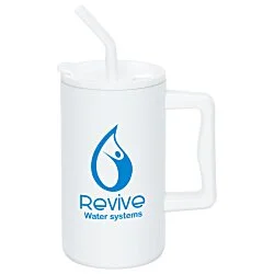Harmony Vacuum Mug with Straw - 27 oz.