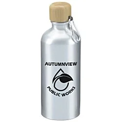 Tundra Aluminum Bottle with Bamboo Lid - 20 oz.