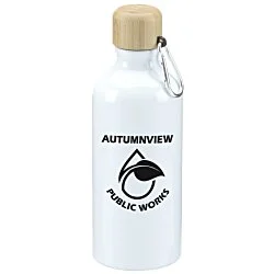 Tundra Aluminum Bottle with Bamboo Lid - 20 oz.