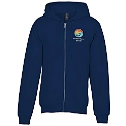 Gildan Softstyle Fleece Full-Zip Hoodie - Embroidered
