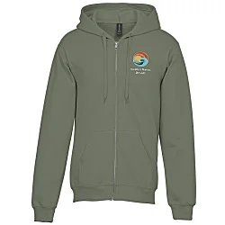 Gildan Softstyle Fleece Full-Zip Hoodie - Embroidered