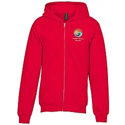 Gildan Softstyle Fleece Full-Zip Hoodie - Embroidered