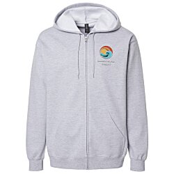 Gildan Softstyle Fleece Full-Zip Hoodie - Embroidered