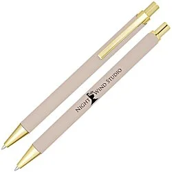 Renewal Soft Touch Gel Metal Pen