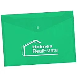 Document Envelope with Snap Closure - 9-1/4" x 13" - Translucent
