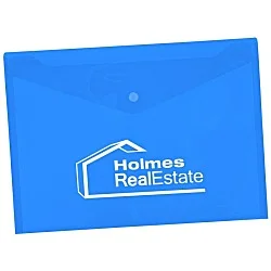 Document Envelope with Snap Closure - 9-1/4" x 13" - Translucent