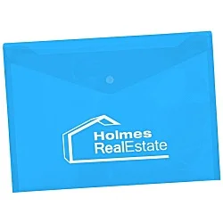 Document Envelope with Snap Closure - 9-1/4" x 13" - Translucent