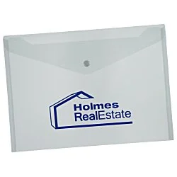 Document Envelope with Snap Closure - 9-1/4" x 13" - Translucent