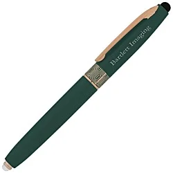 Rosa Soft Touch Stylus Metal Pen with Flashlight