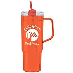 Carter Acrylic Mug with Straw - 40 oz.