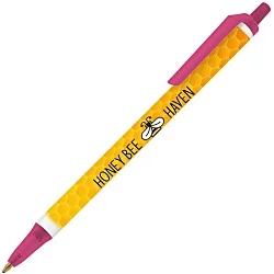 Bic Clic Stic Pen - Translucent - Full Color