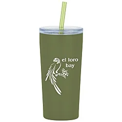 h2go Reef Vacuum Tumbler with Straw - 24 oz.