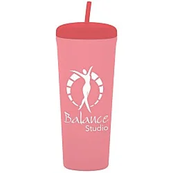 Macaron Tumbler with Straw - 26 oz.