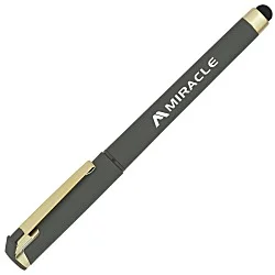 Cali Soft Touch Stylus Gel Pen - Metallic - Matte Gold - 24 hr