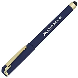 Cali Soft Touch Stylus Gel Pen - Metallic - Matte Gold - 24 hr