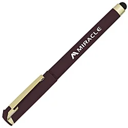 Cali Soft Touch Stylus Gel Pen - Metallic - Matte Gold - 24 hr