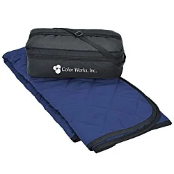 Quilted Outdoor Blanket with Carrying Case
