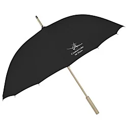 Shield Umbrella with Bamboo Handle - 46" Arc