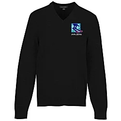 Easy Care Tri-Blend V-Neck Sweater - Men's
