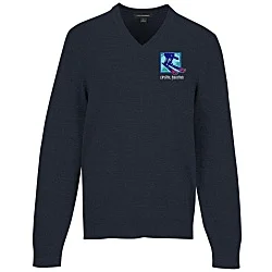 Easy Care Tri-Blend V-Neck Sweater - Men's