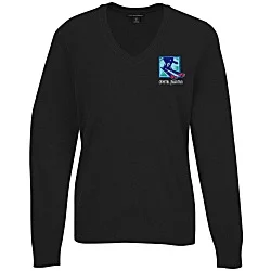 Easy Care Tri-Blend V-Neck Sweater - Ladies'