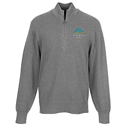 Easy Care Tri-Blend 1/4-Zip Sweater