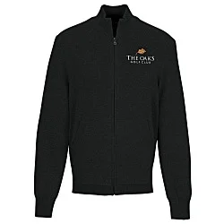 Easy Care Tri-Blend Full-Zip Sweater