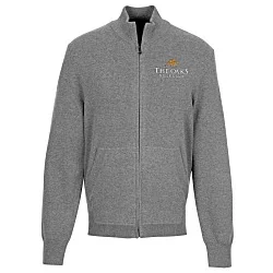 Easy Care Tri-Blend Full-Zip Sweater