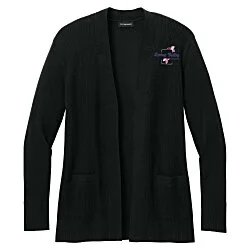 Easy Care Tri-Blend Open Front Cardigan Sweater - Ladies'