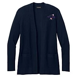 Easy Care Tri-Blend Open Front Cardigan Sweater - Ladies'
