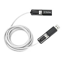 Extender Charging Cable with USB Hub
