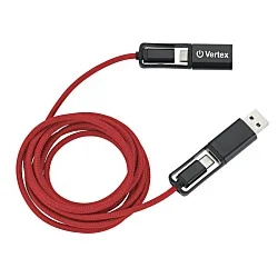 Extender Charging Cable with USB Hub