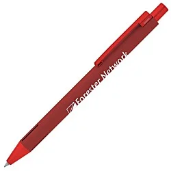 Halo Soft Touch Gel Metal Pen