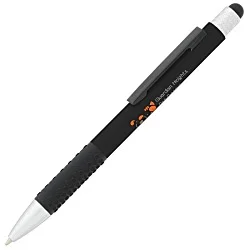 Honeycomb Soft Touch Stylus Metal Pen - Full Color