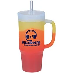 Silipint Tumbler with Straw - 32 oz. - Multicolor