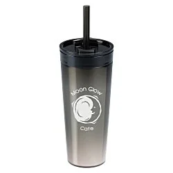 Glam Tumbler with Straw - 24 oz