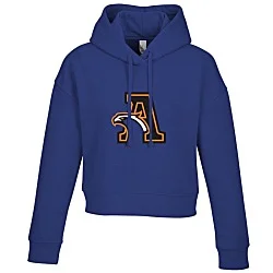 Ultimate 8.3-oz CVC Fleece Cropped Hoodie - Ladies' - Full Color