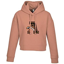 Ultimate 8.3 oz. CVC Fleece Cropped Hoodie - Ladies' - Full Color