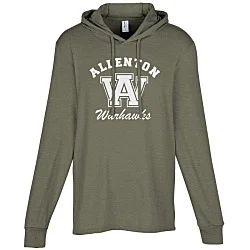 Allmade Tri-Blend Hooded Long Sleeve T-Shirt