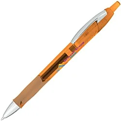 Bic Ferocity Clic Gel Pen - Translucent - Full Color