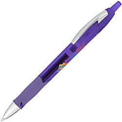 Bic Ferocity Clic Gel Pen - Translucent - Full Color