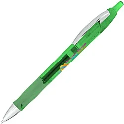 Bic Ferocity Clic Gel Pen - Translucent - Full Color
