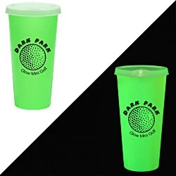 Rave Nite Glow Tumbler with Lid - 26 oz