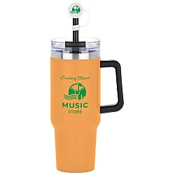 Intrepid Vacuum Mug with Straw & Topper - 40 oz.