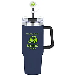 Intrepid Vacuum Mug with Straw & Topper - 40 oz.