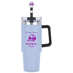 Intrepid Vacuum Mug with Straw & Topper - 40 oz.