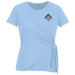 Soft Wrap Knit Blouse - Ladies'