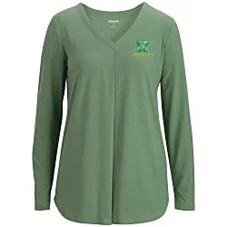 Soft Pleated Knit Blouse - Ladies'
