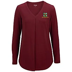 Soft Pleated Knit Blouse - Ladies'
