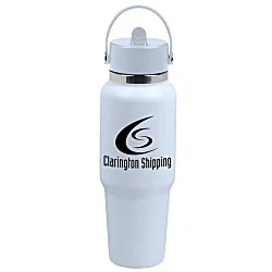 Hydro Flask Wide Mouth Travel Bottle with Flex Straw Cap - 32 oz. - 24 hr